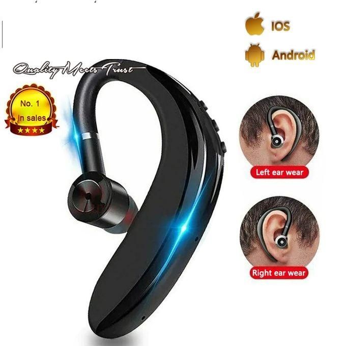 Bluetooth Earphone with microphone for all smartphones, hands-free sports Earpods with Bluetooth connection and microphone