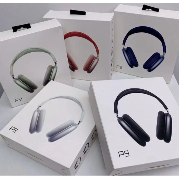 P9 Air Max Bluetooth Headphones Earpods With Microphone Earpods Gaming Headset Stereo HiFi Earphones