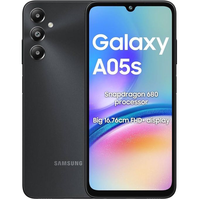 Samsung Galaxy A05s, 6.7&quot;, 128GB + 4GB (Dual SIM), 5000mAh, Black
