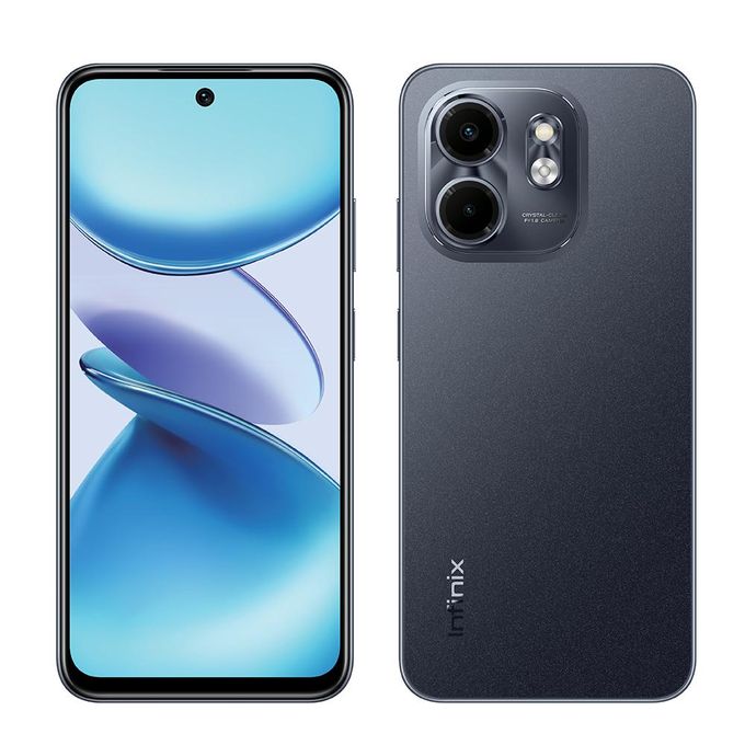 infinix Smart 9, 6.7&quot;, 128GB + 4GB RAM (Dual SIM), 5000mAh, black (1YR WRTY)