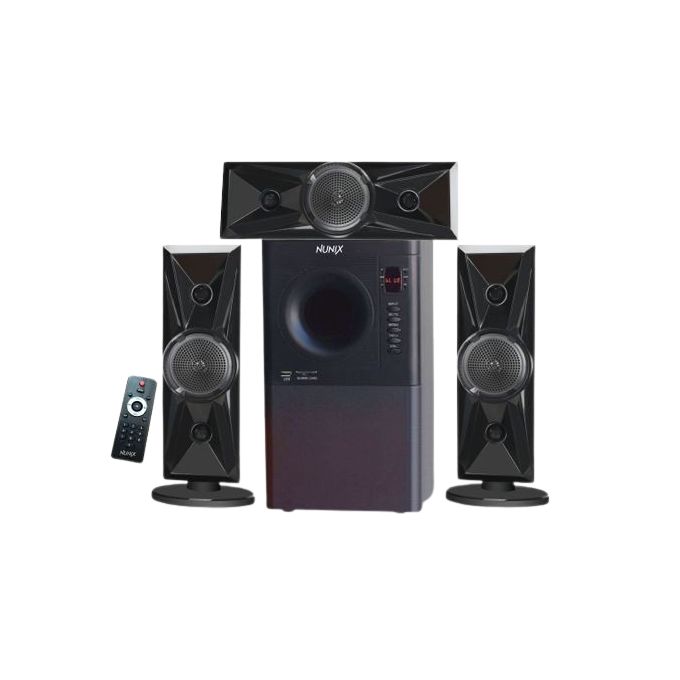 Nunix 3.1 Mini Home Theater System NU-A60 And A Remote Control, Bluetooth,4500W,USB Support