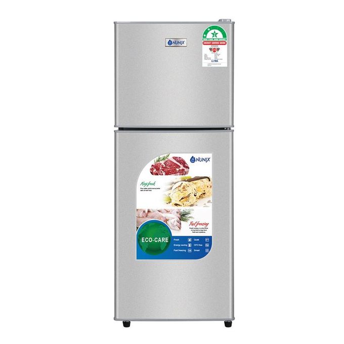 Nunix 138liters Double door fridge Energy Efficient