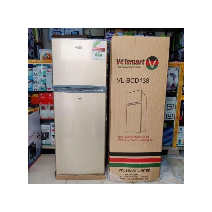 VOLSMART 138liters Double Door Fridge