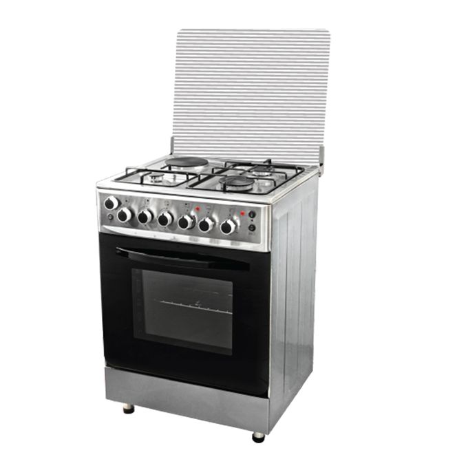 Bruhm BGC-5540IF, 50*55cm Cooker (4 Gas Burners) - Silver