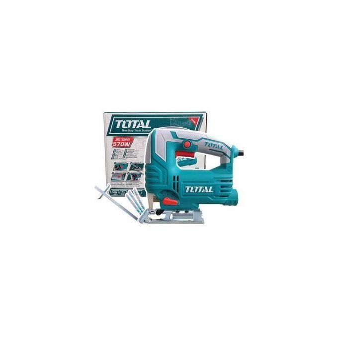 TOTAL 570W JIGSAW Wood Cutting Machine, 2pc Cutting Blades