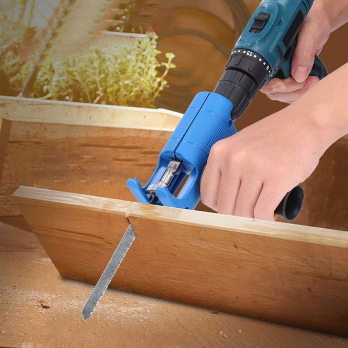 Adopter For Reciprocating Electric Drill To Jigsaw