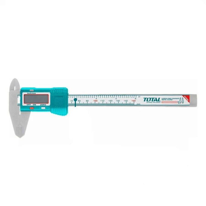 TOTAL Plastic digital caliper Range:0-150mm