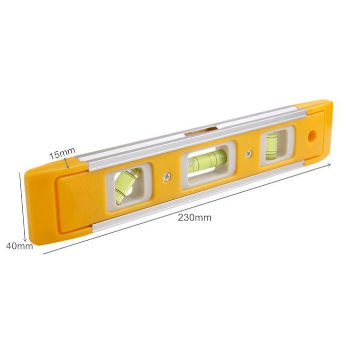 9 Inch Spirit Level 3 Bubble 45°/90°/180° Level Magnetic